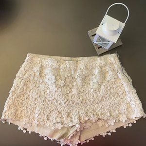 Zara Crochet shorts